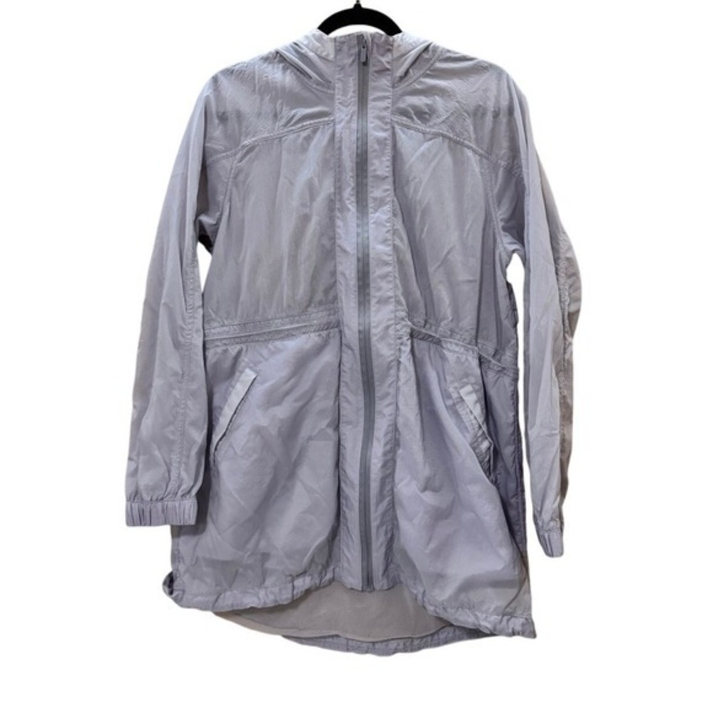Lululemon In The Clear Hooded Jacket‎ Lilac Size 6 Lightweight Zip Front